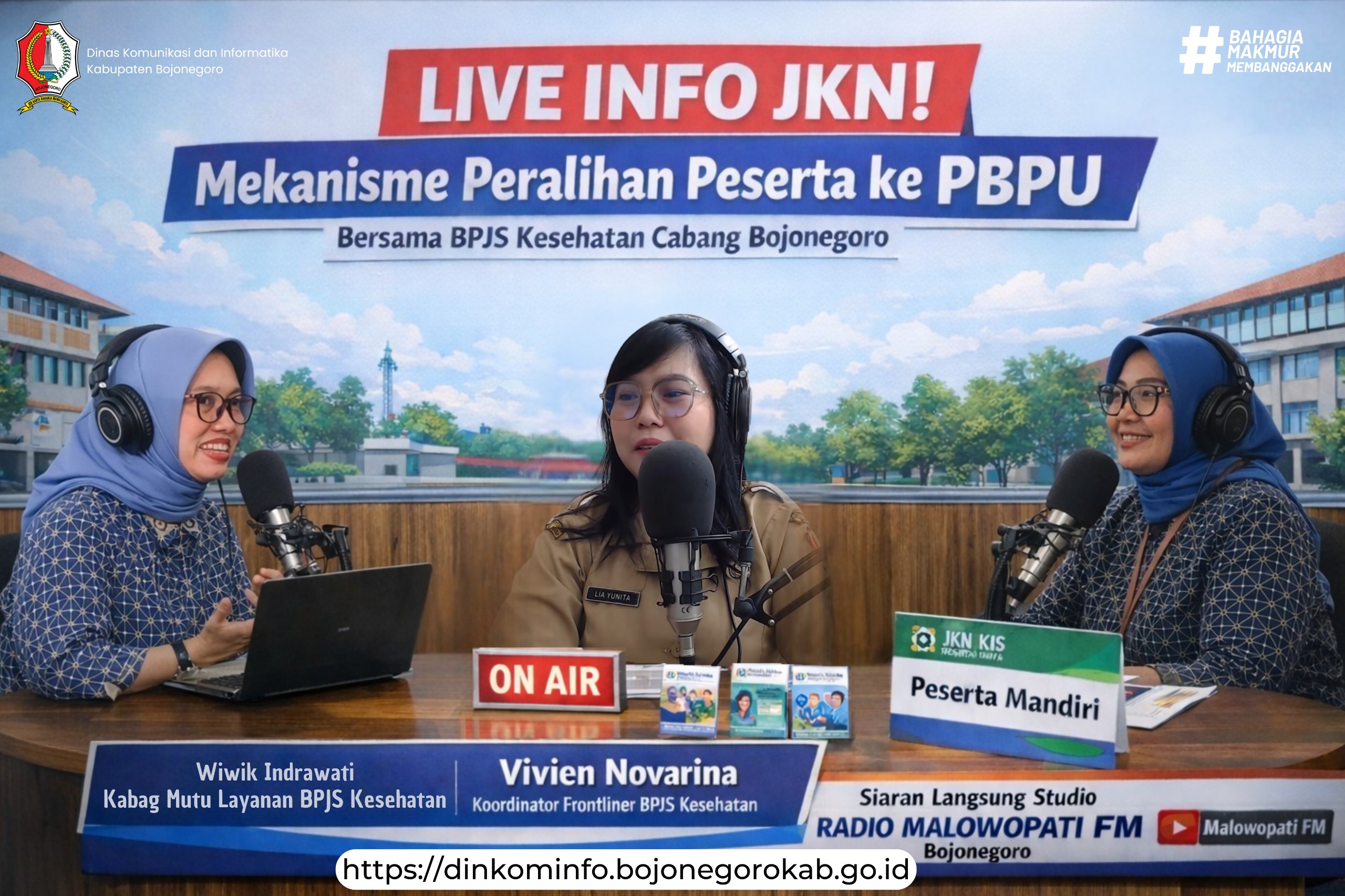 Radio Malowopati FM Bojonegoro : Edukasi Mekanisme Peralihan Peserta BPJS Kesehatan