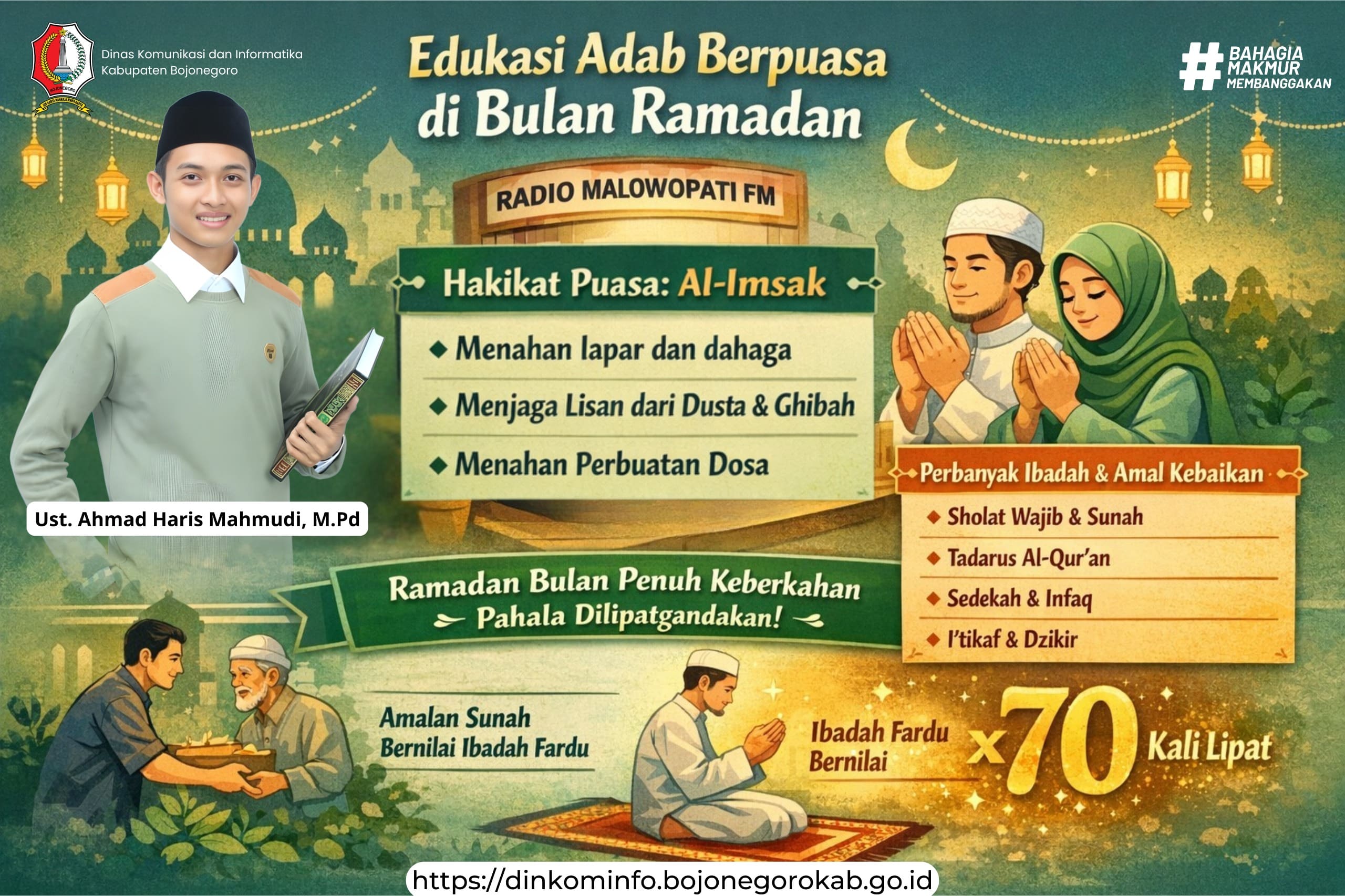 Radio Malowopati FM Bojonegoro Edukasi Adab Berpuasa di Bulan Ramadan