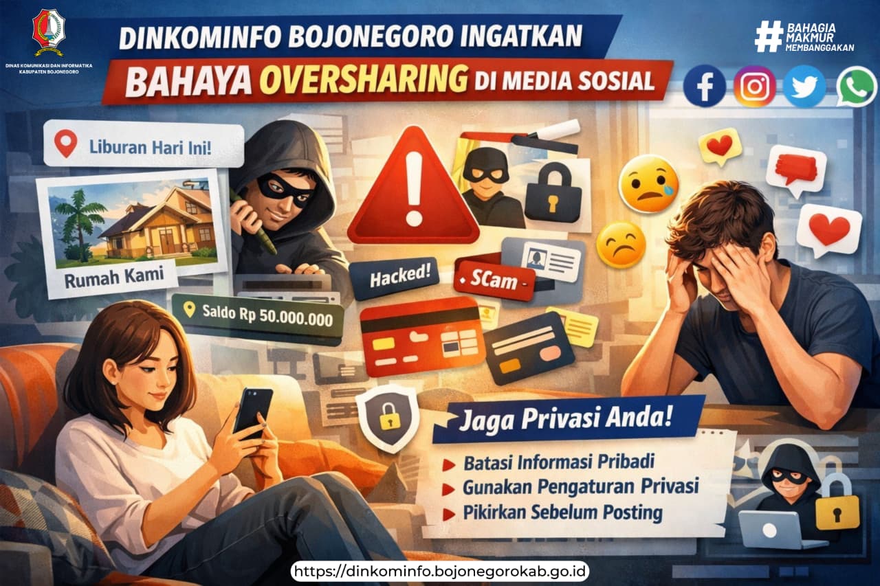 Dinkominfo Bojonegoro Ingatkan Bahaya Oversharing di Media Sosial