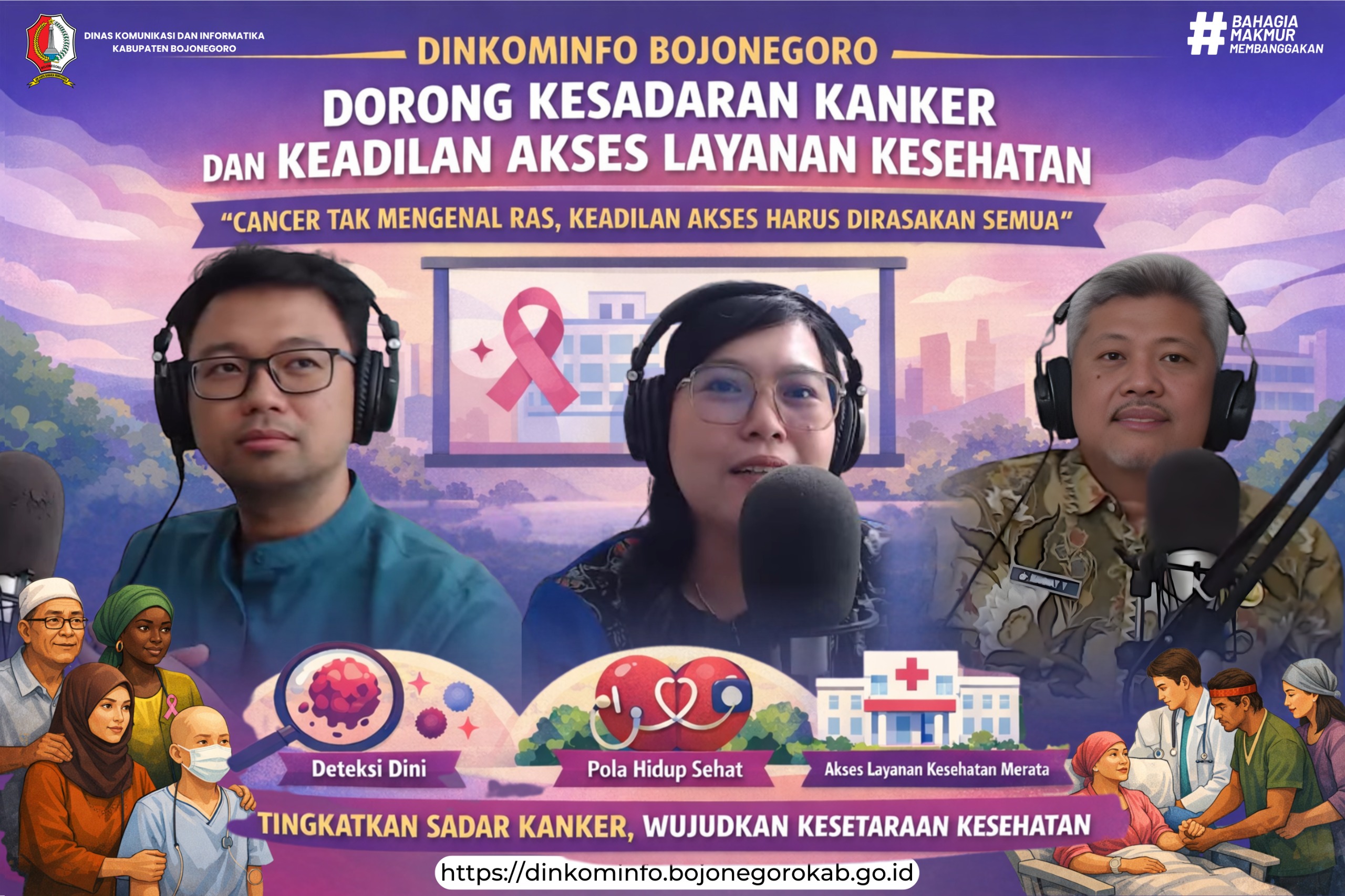 Dinkominfo Bojonegoro dan RSUD Sosodoro Dorong Kesadaran Kanker dan Kemudahan Akses Layanan Kesehatan