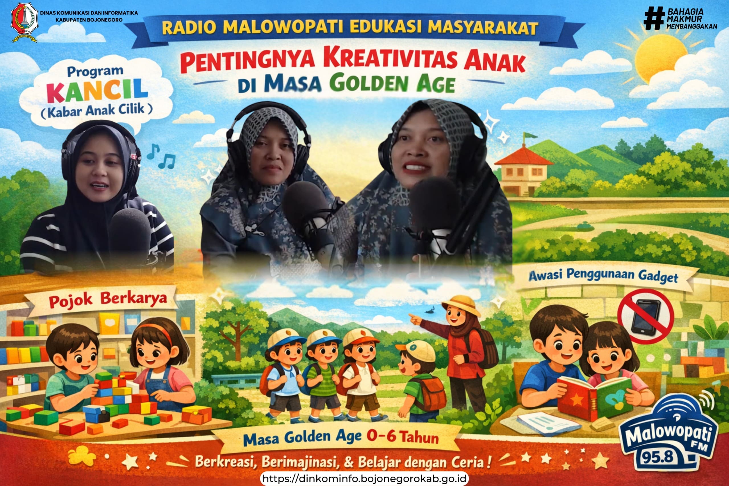 Program KANCIL Radio Malowopati FM: Edukasi Pentingnya Kreativitas Anak di Masa Golden Age