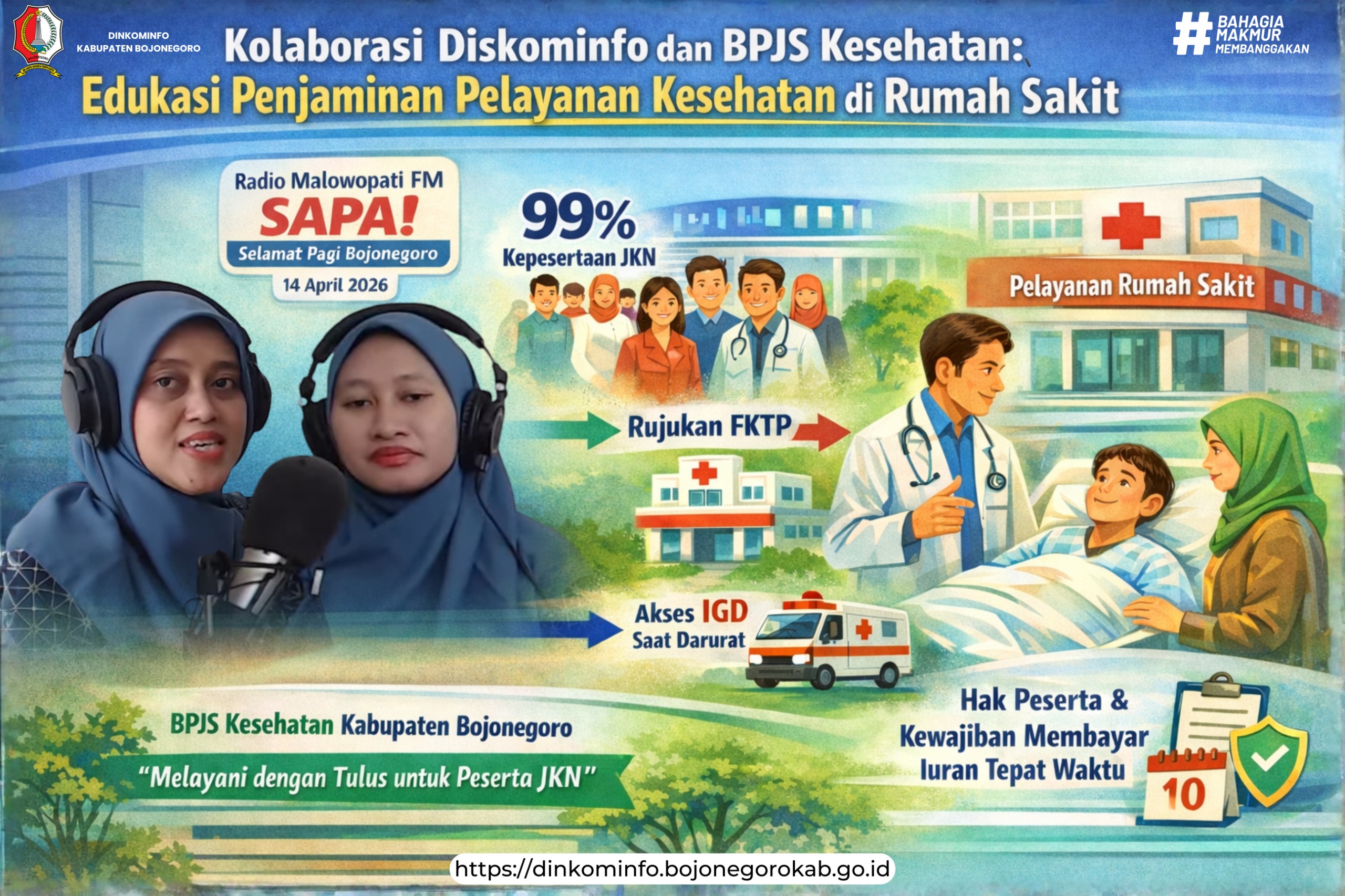 Kolaborasi Diskominfo dan BPJS Kesehatan: Edukasi Penjaminan Pelayanan Kesehatan di Rumah Sakit