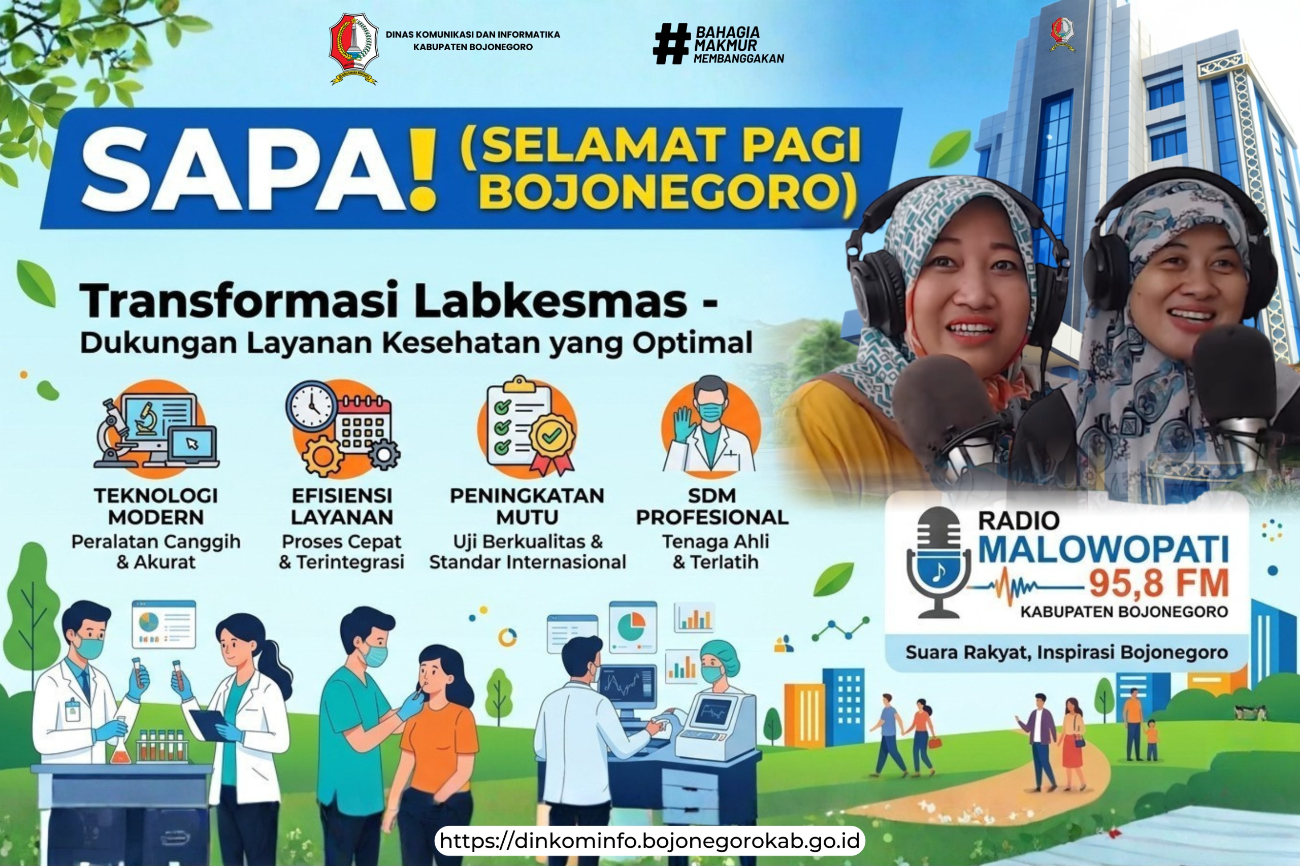 Kolaborasi Dinkominfo-Dinkes Bojonegoro: Transformasi Labkesmas untuk Perkuat Layanan Kesehatan