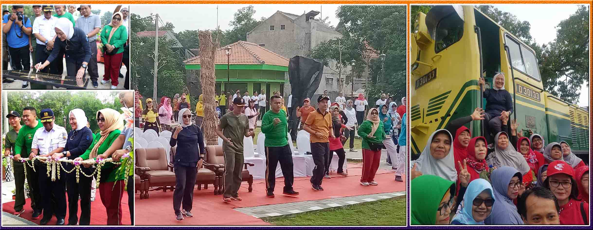 Taman Lokomotif Bojonegoro Resmi Dibuka untuk Publik