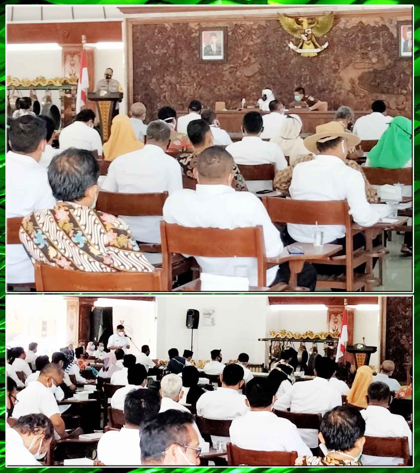 Pembinaan Bupati Bojonegoro terkait Pengelolaan Bantuan Keuangan Desa Tahun 2021