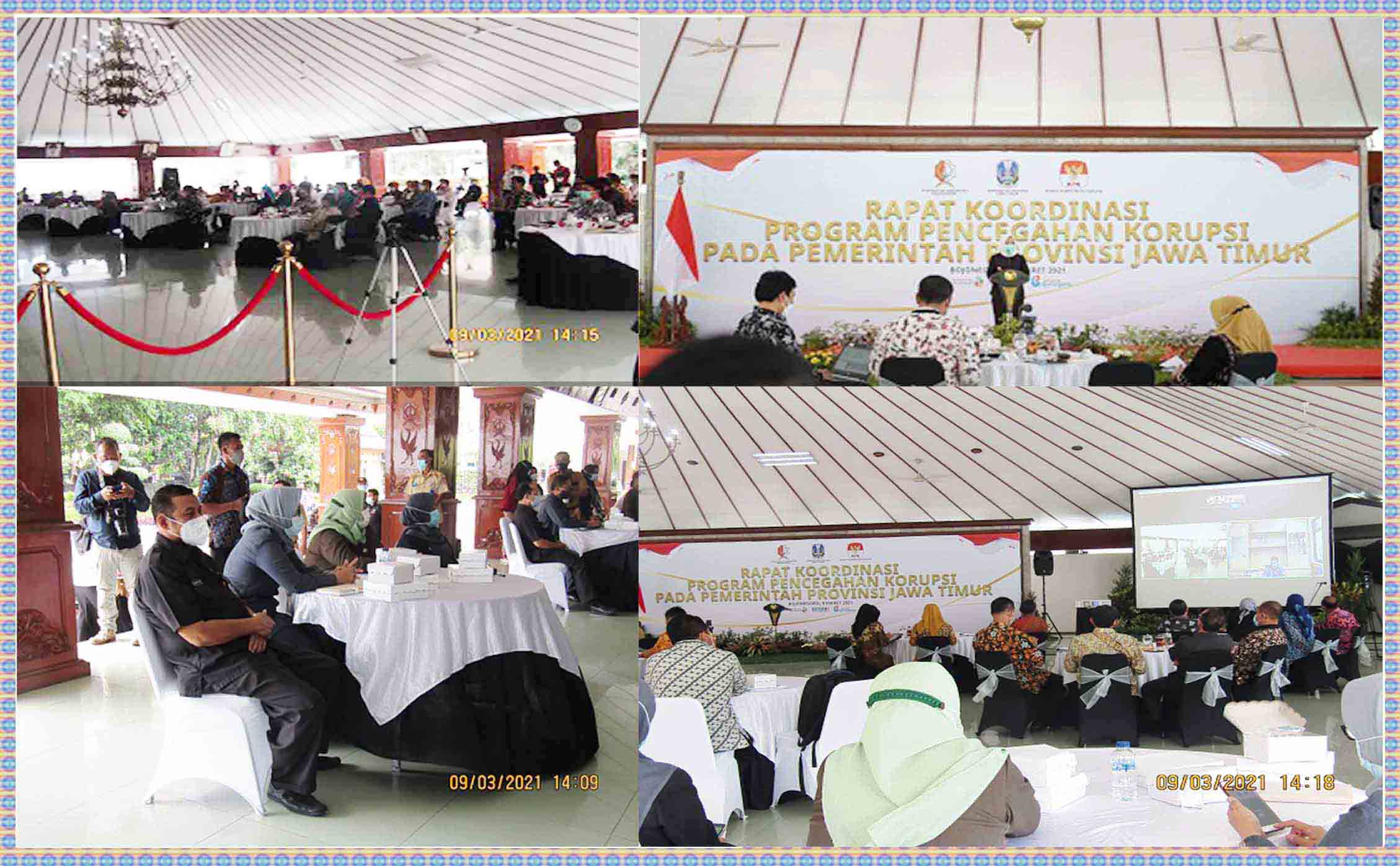 8 Kab/Kota di Jatim Tanda Tangani MoU Program Pemberantasan Tindak Pidana Korupsi Terintegrasi