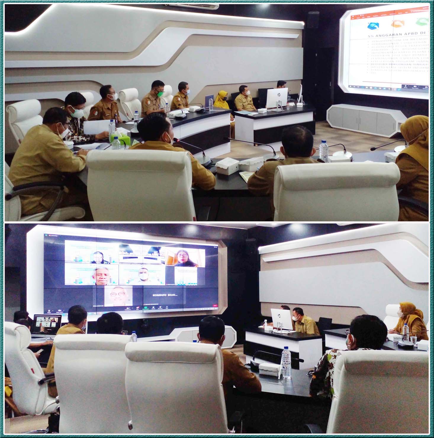 Pemkab Bojonegoro Ikuti Penilaian Evaluasi Program Gerakan Menuju Smart City 2021