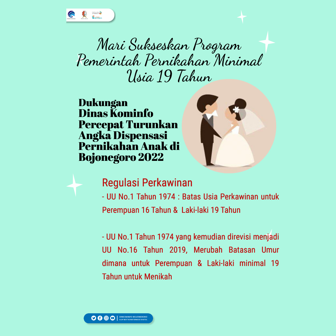 Dukungan Dinas Kominfo Percepat Turunkan Angka Dispensasi Pernikahan Anak di Bojonegoro 2022