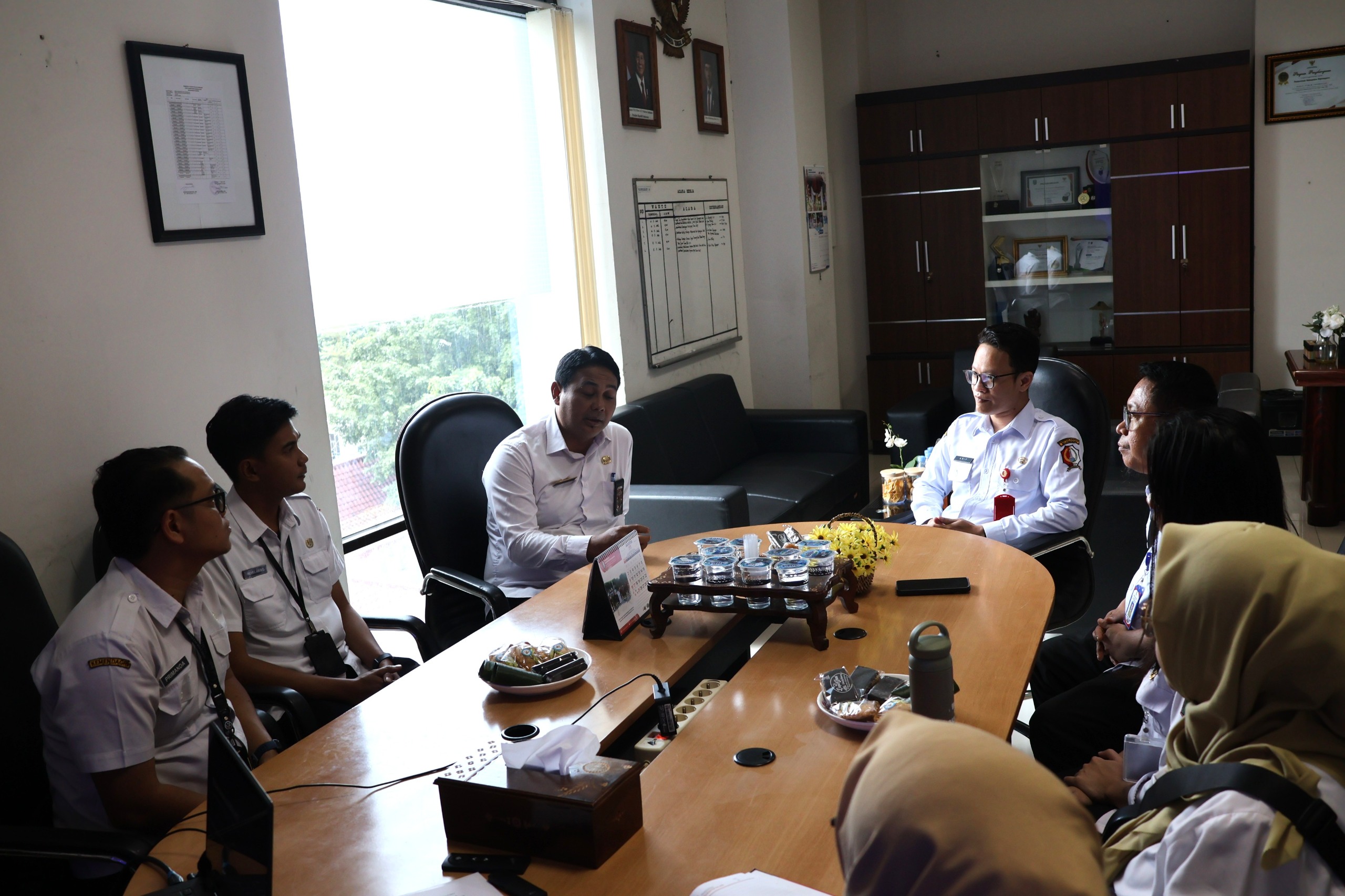 Dinkominfo Bojonegoro menerima kunjungan kerja dari Dinkominfo Kabupaten Malang
